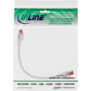 InLine® Patchkabel, S/FTP (PiMf), Cat.6, 250MHz, PVC, Kupfer, weiß, 0,3m