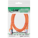 InLine Patchkabel, S/FTP (PiMf), Cat.6, 250MHz, PVC, Kupfer, orange, 1,5m