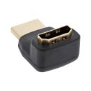 InLine HDMI Adapter, Stecker / Buchse, gewinkelt oben,...