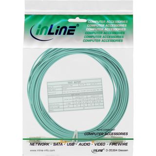InLine LWL Duplex Kabel, LC/LC, 50/125m, OM3, 2m