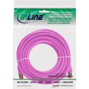 InLine® Patchkabel, S/FTP (PiMf), Cat.6, 250MHz, PVC, Kupfer, pink, 5m