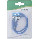 InLine® SATA 6Gb/s Anschlusskabel rund, abgewinkelt,...