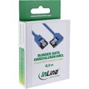 InLine® SATA 6Gb/s Anschlusskabel rund, abgew....