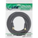 InLine® Antennenkabel Premium, 2x geschirmt, mit...