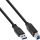 InLine USB 3.0 Kabel, A an B, schwarz, 5m