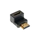 InLine HDMI Adapter, Stecker / Buchse, gewinkelt unten,...