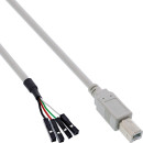 InLine® USB 2.0 Anschlusskabel, Stecker B auf...