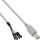 InLine® USB 2.0 Anschlusskabel, Stecker B auf Pfostenanschluss, 0,40m