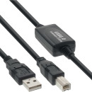 InLine USB 2.0 Kabel, aktiv mit Signalverstärkung...