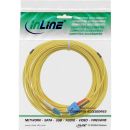 InLine® LWL Duplex Kabel, LC/SC, 9/125µm, OS2, 3m