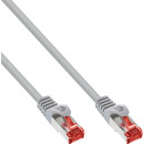 InLine® Patchkabel, S/FTP (PiMf), Cat.6, halogenfrei, Kupfer, grau, 20m