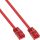 InLine® Patchkabel flach, U/UTP, Cat.6, rot, 10m