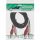 InLine® Cinch Kabel, 2x Cinch, Stecker / Stecker, 15m