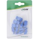 InLine® Staubschutz, für RJ45 Buchse blau 10er Blister