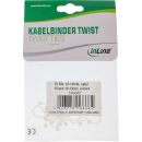 InLine Kabelbinder Twist 10-13mm, natur, 10 Stück