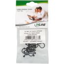 InLine Kabelbinder Twist 10-13mm, schwarz, 10 Stück