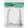 InLine® USB 2.0 Kabel, A an B links abgewinkelt, transparent, 0,5m