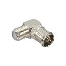 InLine Adapter F-Quick-Stecker (SAT) auf F-Buchse (SAT),...