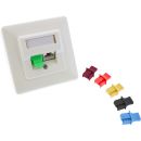 InLine® Staubschutz, für RJ45 Buchse grün 10er Blister