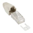 10er Pack InLine® Crimpst. RJ45 gesch., mit...