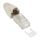 10er Pack InLine® Crimpst. RJ45 gesch., mit Knickschutz & Einfädelhilfe, beige