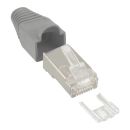 10er Pack InLine® Crimpst. RJ45 gesch., mit...