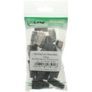 10er Pack InLine® Crimpst. RJ45 gesch., mit...