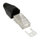 10er Pack InLine® Crimpst. RJ45 gesch., mit...