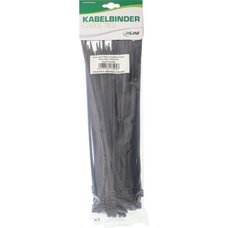 Kabelbinder 300mm schwarz 4,8 mm breit