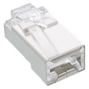 10er Pack InLine® Crimpstecker RJ45, für starre...