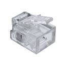 InLine® Modularstecker 6P4C RJ11 zum Crimpen auf...