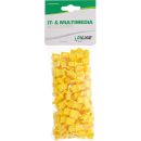 InLine Staubschutz, für RJ45 Buchse, Farbe: gelb, 100er Pack