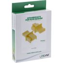 InLine® Staubschutz, für RJ45 Buchse, gelb 100er Pack