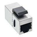 InLine Keystone RJ45 Buchse / Buchse Einsatz, SNAP-In,...