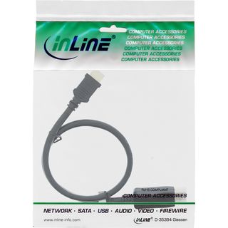 InLine DisplayPort zu HDMI Konverter Kabel, schwarz, 1m