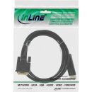 InLine® DisplayPort zu DVI Konverter Kabel, schwarz, 2m