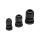 InLine Kabeldurchführung PG 7 Nylon IP68 3,5-6mm, schwarz, 10 Stück