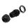 InLine Kabeldurchführung PG 7 Nylon IP68 3,5-6mm, schwarz, 10 Stück