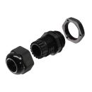 InLine Kabeldurchführung PG 13.5 Nylon IP68 6-12mm, schwarz, 10 Stück