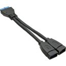 InLine USB 3.0 Adapterkabel, 2x Buchse A auf...