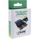 InLine® USB 3.0 Adapter, 2x Buchse A auf Pfostenanschluss