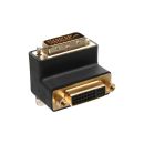 InLine DVI-I Adapter, 90° gewinkelt, digital+analog...