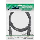 InLine® HDMI-HS Kabel m. Eth., ST/ST, verg. Kon., schwarz, flex. Winkelst., 1,5m