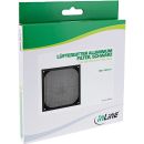 InLine® Lüftergitter, Aluminium Filter, 140x140mm, schwarz