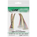 InLine® Strom Y-Kabel intern, 1x 5,25" an 2x...