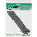 InLine® Steckdosenleiste, 8-fach, 4x Schutzkontakt + 4x Euro, schwarz, 1,5m