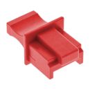 InLine® Staubschutz, für RJ45 Buchse, rot 100er...