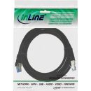 InLine Patchkabel, S/FTP (PiMf), Cat.6A, 500MHz, halogenfrei, Kupfer, schwarz, 2m