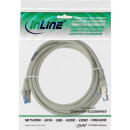 InLine® Patchkabel, S/FTP (PiMf), Cat.6A, halogenfrei, grau, 1,5m