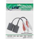 InLine Audio über RJ45 passiv, 2x Cinch Stecker / RJ45 Buchse, max. 50m, 2er Pack